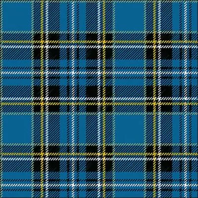 £1.39 • Buy 4 Single Paper Decoupage Napkins. Blue Scottish Tartan Bit Of Yellow - 1190