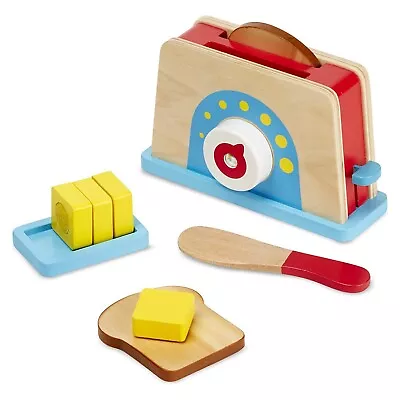 Melissa And Doug Wooden Bread And Butter Toast Set NEW • $32.99