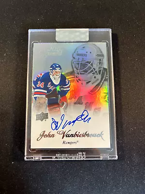 2020-21 Upper Deck Clear Cut JOHN VANBIESBROUCK NHL Memoirs Auto SP #M-JV Ranger • $6.99