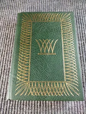 Leaves Of Grass By Walt Whitman 1977 The Easton Press Leather Bound Edition   • $29.95