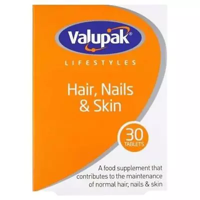 Valupak Lifestyles Hair Nails & Skin 30 Tablets • £7.69