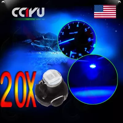 20x Blue T3 Neo Wedge Switch Dashboard Panel A/C Climate Control LED Lights Lamp • $9.13