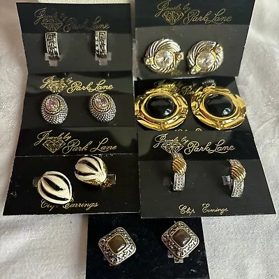 Park Lane Clip Earring Lot Of 7 Pairs New Old Stock Vintage Rare Finds Unique • $39.99