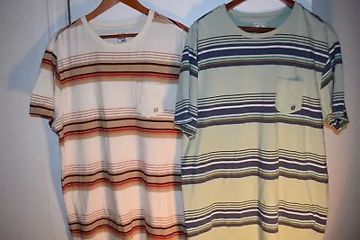 Hang Ten Lot Of 2 Surfing T Shirt Striped Tag 2X Fits XL Lg/XL • $42