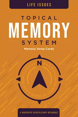 Topical Memory System: Life Issues Memory Verse Cards: Hide God's Word In ... • $11.72