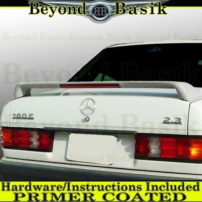 1984 1985-1992 1993 Mercedes 190E Sedan Factory Style Spoiler Wing W/LED PRIMER • $729.50