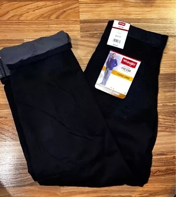 Wrangler Mens Pants Fleece Lined Relaxed Fit Cargo Size 29 X 30 BNWT • $18