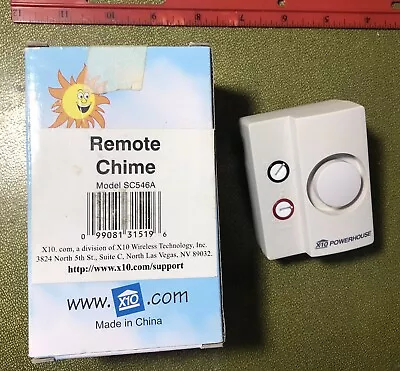 X-10 SC546A Remote Controlled Chime • $9.99