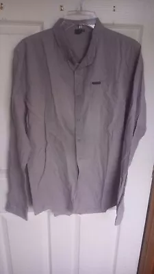 Mens Grey Firetrap Shirt L • £1.50