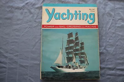 1969 May Yachting Magazine - Cruising And Racing Cover - E 9486 • $30