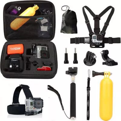$12.68 • Buy Accessories Kit Mount Set For Gopro Go Pro Hero 3 4 6 5 Session SJCAM Xiaomi Yi