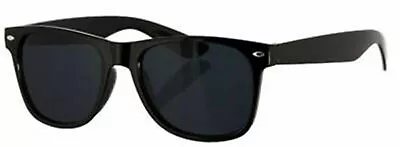 Men's Classic Sunglasses Retro Women's Classic Black Vintage Sunglasses • £3.28