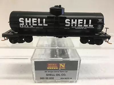 N Scale Micro Trains MTL 065 00 830 Shell Oil Co SEPX 16 Tank Car • $29