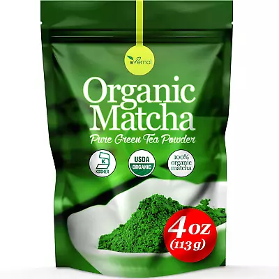 Matcha USDA 100% OrgaNico Te Verde En Polvo 4 Oz Para Adelgazar Rapido Sin BPA Y • $14.01