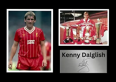 Kenny Dalglish Liverpool FC Printed Signed Autograph Photo Display Gift A4  • £6.99