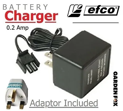 Genuine EFCO 6.63M Ride On Mower - 0.2A BATTERY CHARGER - CGXE66BC12V • £79.97