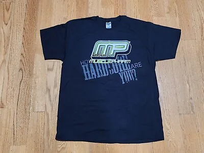 Vintage MusclePharm  How Hardcore Are You  Jerzees T-Shirt XXL • $9