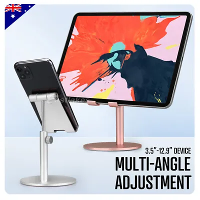 $16.95 • Buy For IPad IPhone Samsung Adjustable Aluminum Tablet Stand Holder Desk Table Mount