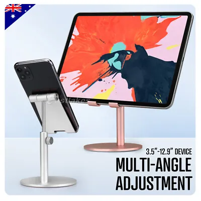 For IPhone Samsung Adjustable Aluminum Tablet Stand Phone Desk Holder Table Moun • $14.95