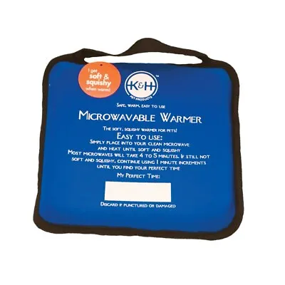 K&H Pet Products Microwavable Pet Bed Warmer Blue 9  X 9  X 2  KH3111 • $49.68