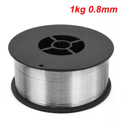  Gasless Welding Wire MIG 0.8mm Mild Steel Flux Cored 1kg Reel E71T-GS UK STOCK • £8.80