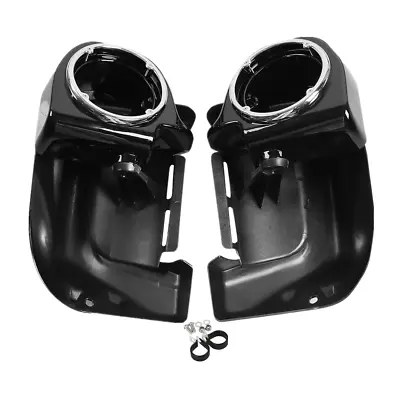 Lower Vented Leg Fairing Speaker Pod For Harley Touring Road King Glide 83-13 US • $85.50