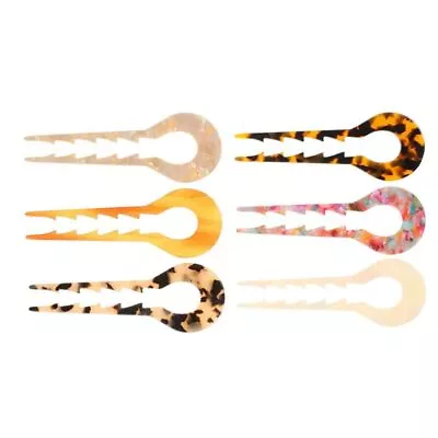 Gift For Girls Disk Hair Hair Fork Hair Accessories U Shaped Hairpin Hair Stick • £3.47
