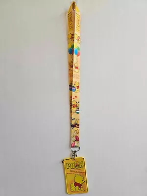 Winnie The Pooh Lanyard With Id Holder Keychain Cartoon New • $7.99