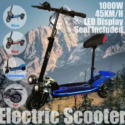 2024 Electric Scooter 1000W Portable 45KM/H Off Road Foldable Adult Travel Bike • $724.99