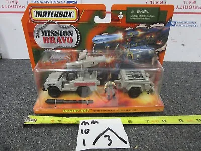 Matchbox Military DESERT RAT Mission Bravo Vehicle Figure Weapon (MM.10.1.) • $34.99