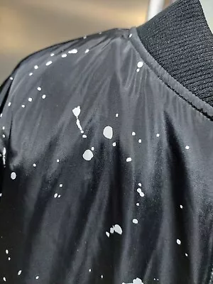 ❤️NEW HARRODS❤️designer Y/PROJECT XXL Black White Splatter Bomber Jacket • $249