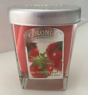 Vintage Colonial Tomato Leaf Candle In Glass Jar 19 Oz • £20