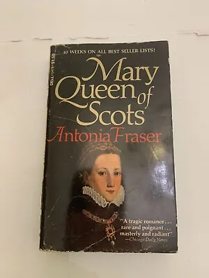 1971 Mary Queen Of Scots By Antonia Fraser Dell Paperback • $5