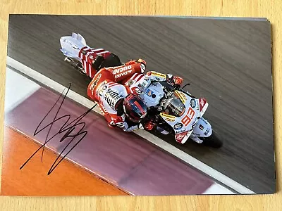 Marc Marquez Hand Signed 12x8 Photo Gresini Ducati 2024 Motogp Proof Honda • $73.40