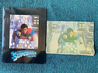 Vintage Original Christopher Reeve As Superman 1978 Movie Program ~ Excellent • $18