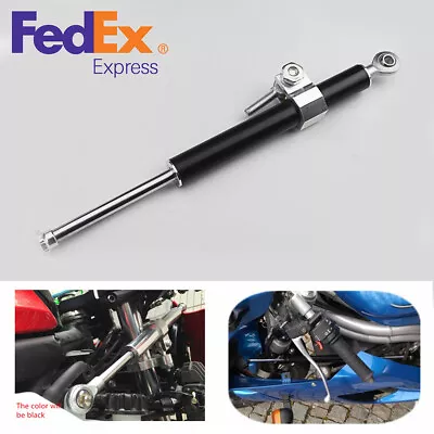 330mm Universal Motorcycle Aluminum Steering Damper Stabilizer Linear USA Ship • $27.80