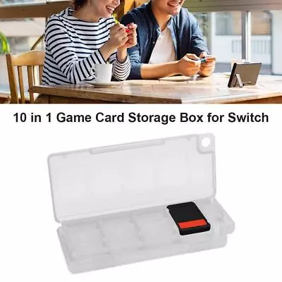 10 In 1 Game Card Case Protector Storage Box For Switch (White) • $11.09