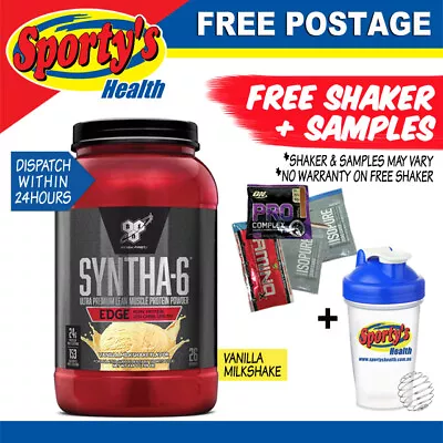 Bsn Syntha-6 Edge 2lb 26 Serves Vanilla Whey Protein Blend Free Postage • $64.95