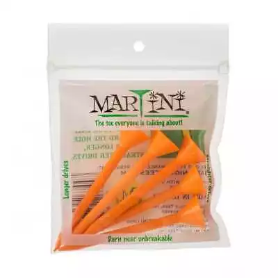 New Authentic Orange Martini Golf Tees  - You Choose The Quantity  • $8.95