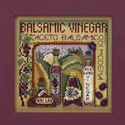 MILL HILL Buttons Beads Kit Counted Cross Stitch BALSAMIC VINEGAR MH14-9202 • $11.75