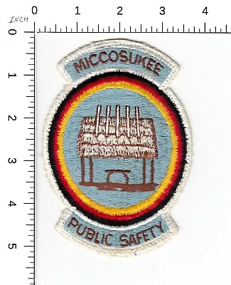 Vintage Original Miccosukee Public Safety Tribal Florida Police Collectibl Patch • $7.99