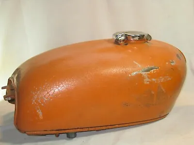 Vintage Motorcycle Gas Fuel Tank HD Orange Part ? 721016  HONDA CB 350 ?  • $148.75