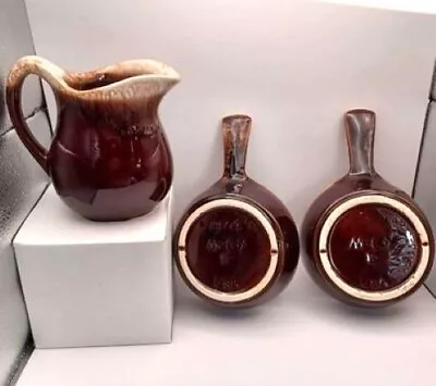 McCoy Pottery Brown Drip Glaze Bowls AND Pitcher • $25