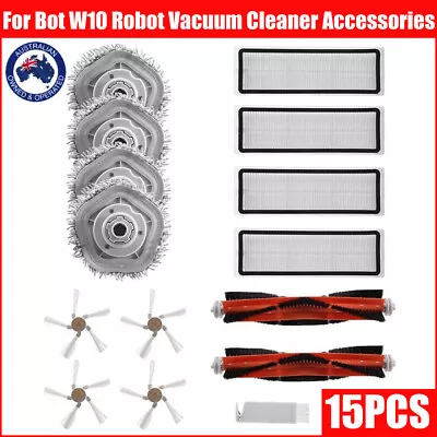 For Bot W10 Robot Vacuum Cleaner Accessories Main Side Brush Washable HEPA AU • $44.90