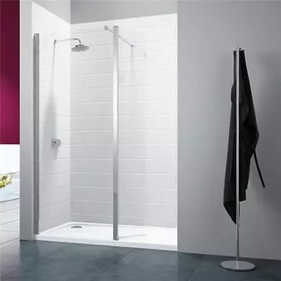 Merlyn 8 Series Wet Room Panel Swivel Return MStone Tray 1200mm X 900mm Clear • £1087.95