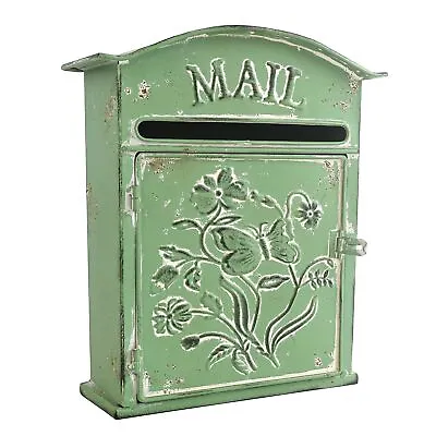 Vintage Wall Mount Mailbox Antique Style Nostalgic Charm Home Decor MetalMailbox • $57.58