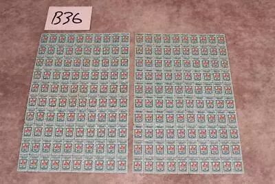 B36 Vintage S&h Green Stamps 2 Full Sheets Of 100 Unused • $9.99