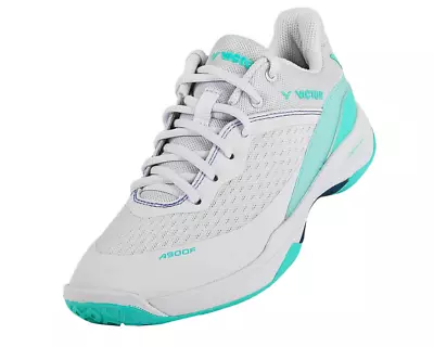 Victor A900F Women's Indoor Court Shoe (White/Cockatoo Green) • $149.95