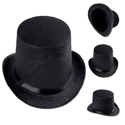 Black Men Hat Magician Hats Steampunk Adult Caroler Christmas Coachman • $9.76