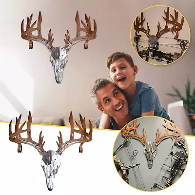 Rack Style Home Decoration Metal Or Bow Deer Composite Hunting Decoration Hangs • $21.59